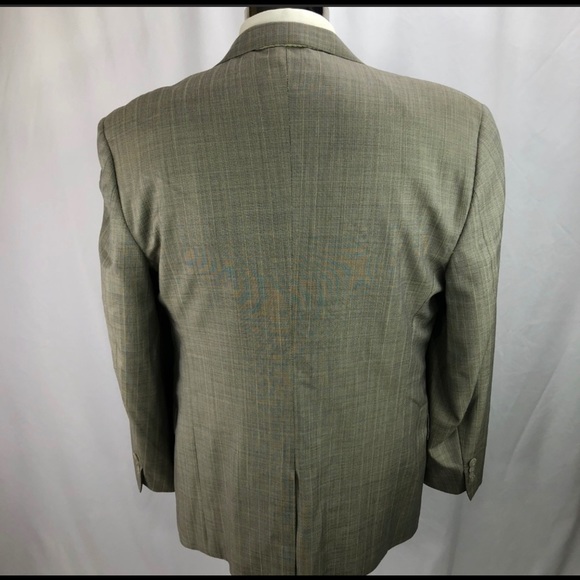 Hart Schaffner Marx Men's Beige Blazer 44R - Picture 5 of 8